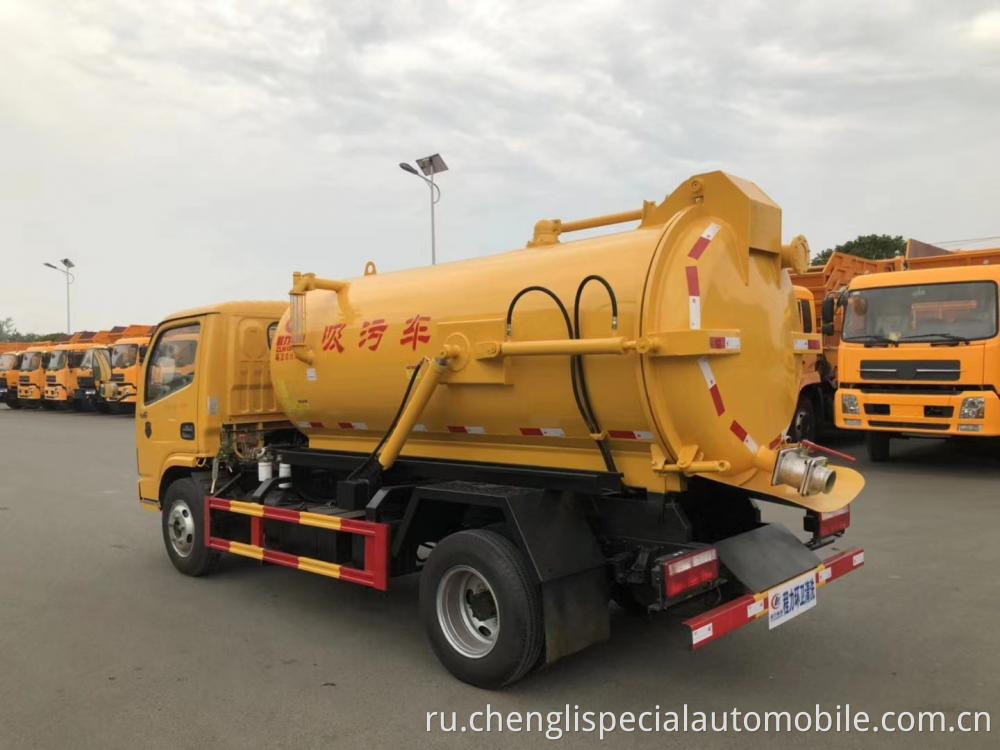 Dongfeng 4cbm Sewage Suction Truck 7 Jpg